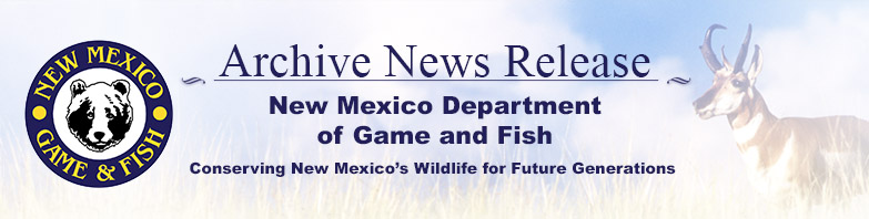 Archive News Release Banner: NMDGF