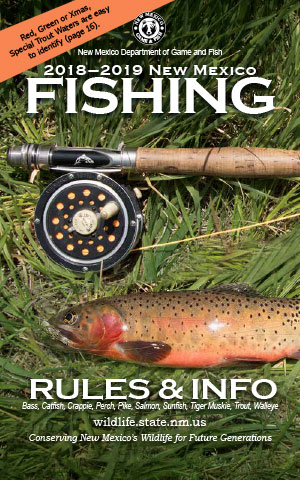 2018-2019 Fishing Rules and Info regulations proclamation booklet guide (PDF & print) - New Mexico Department Game and Fish