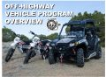 Icon of 07 Off Highway Vehicle Program Overview