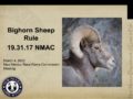 Icon of 15 Bighorn Rule 19-31-17 Presentation Draft
