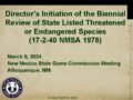 Icon of 11 Biennial Review Of State Listed Species
