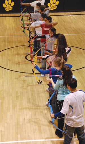 Archive News: Young archers put their skills on the line at state tournament