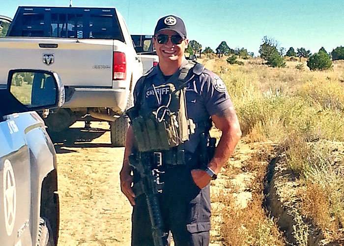 NMDGF Conservation Officer of the Month Clovis Rivera, December 2016