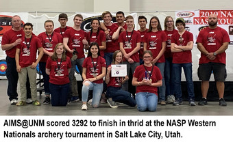 AIMS@UNM hits the mark at national tournament