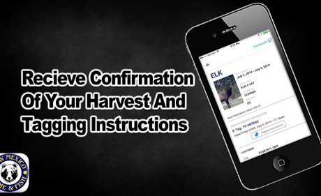 Receive confirmation of your harvest and tagging instructions