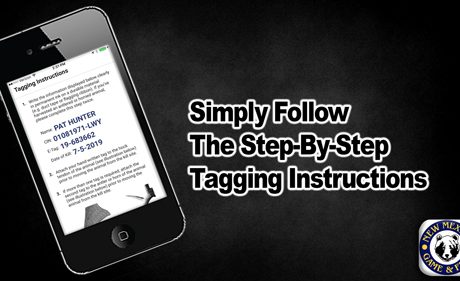 Simple follow the step by step tagging instructions