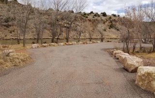 One of several new parking access areas