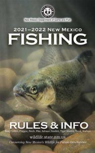 2021-2022 Fishing Rules and Info regulations proclamation booklet guide (PDF & print) - New Mexico Department Game and Fish