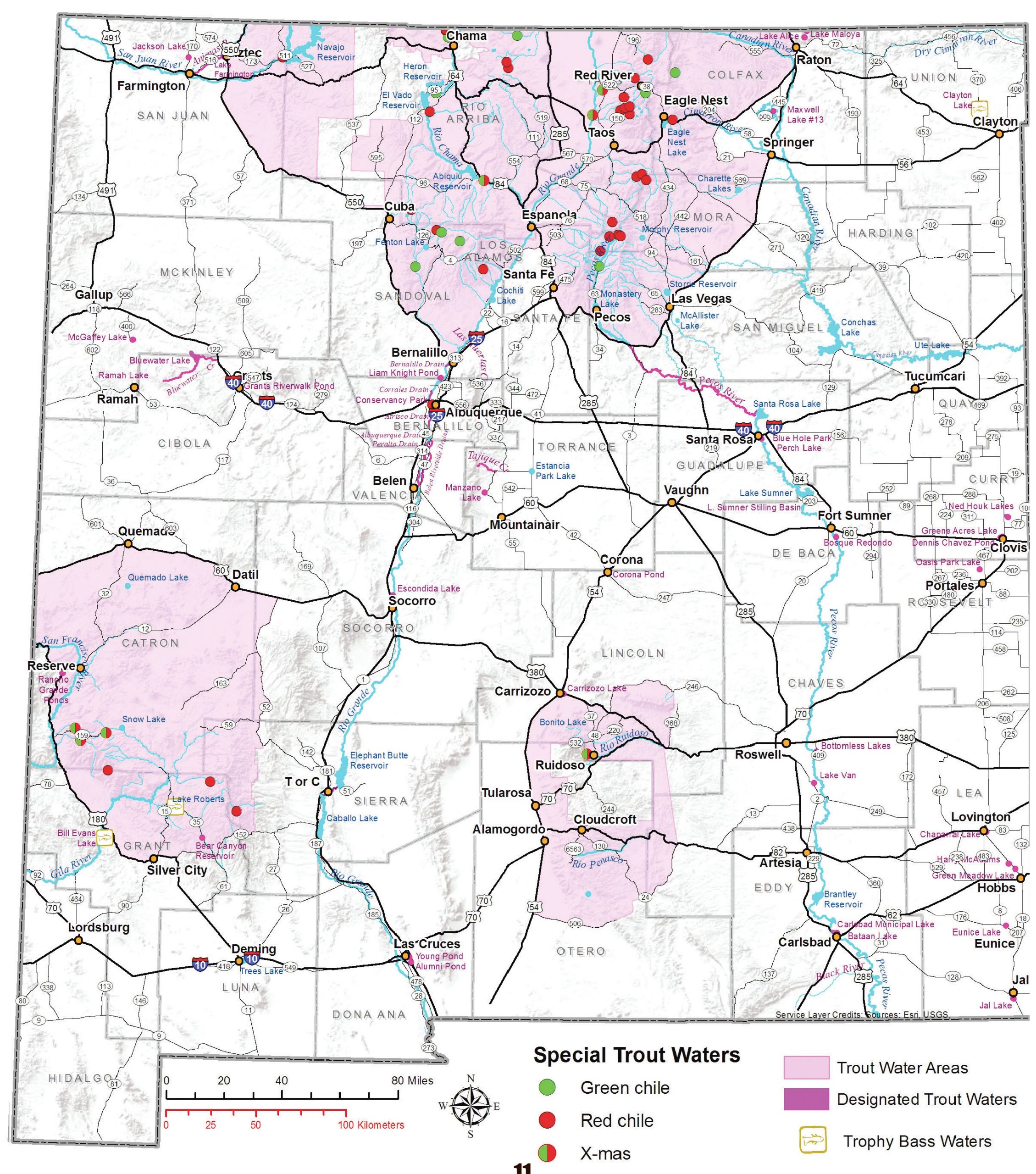 Water Access Maps New Mexico Department Of Game Fish Water Access Maps New Mexico Department Of Game Fish