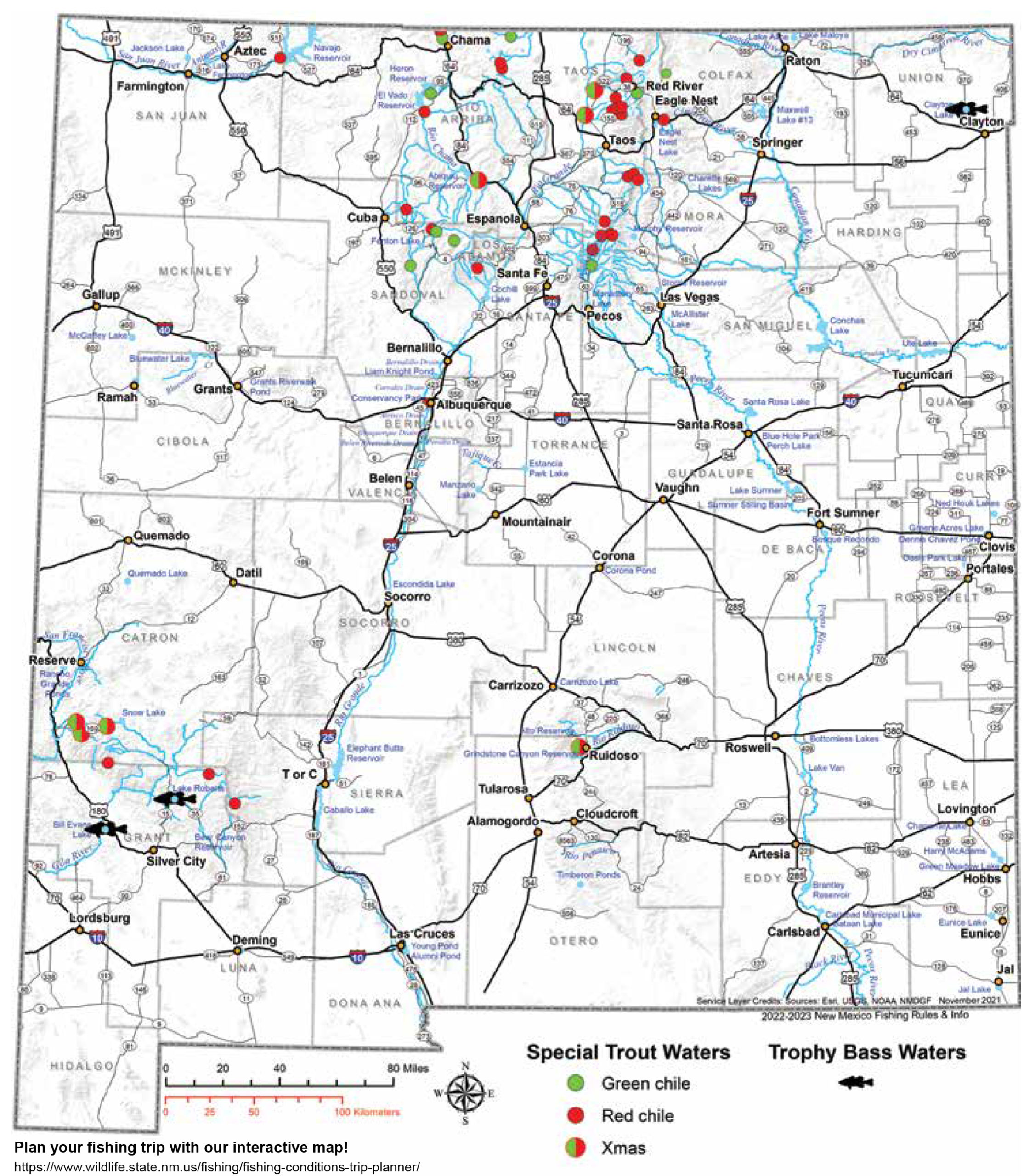 Water Access & Maps - New Mexico Department of Game & Fish